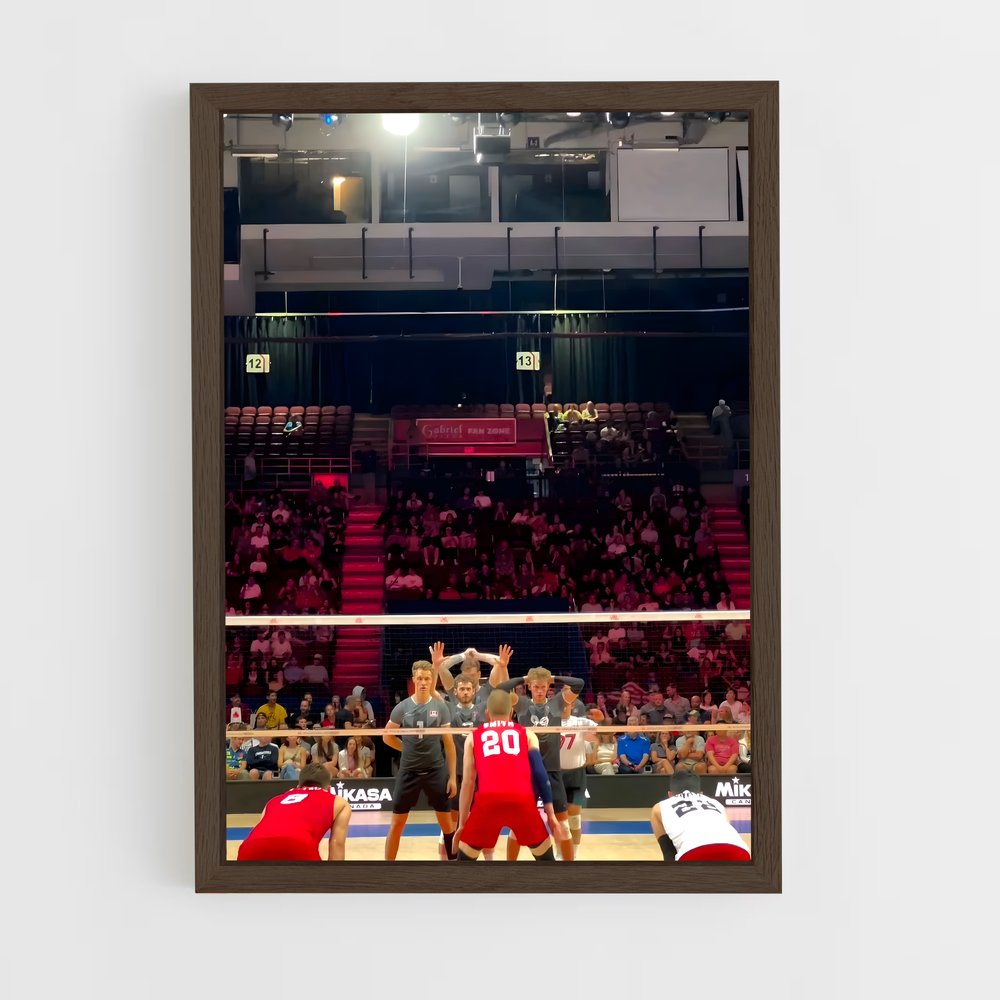Poster Jeu de Volley – affiche Volleyball (vue 5)